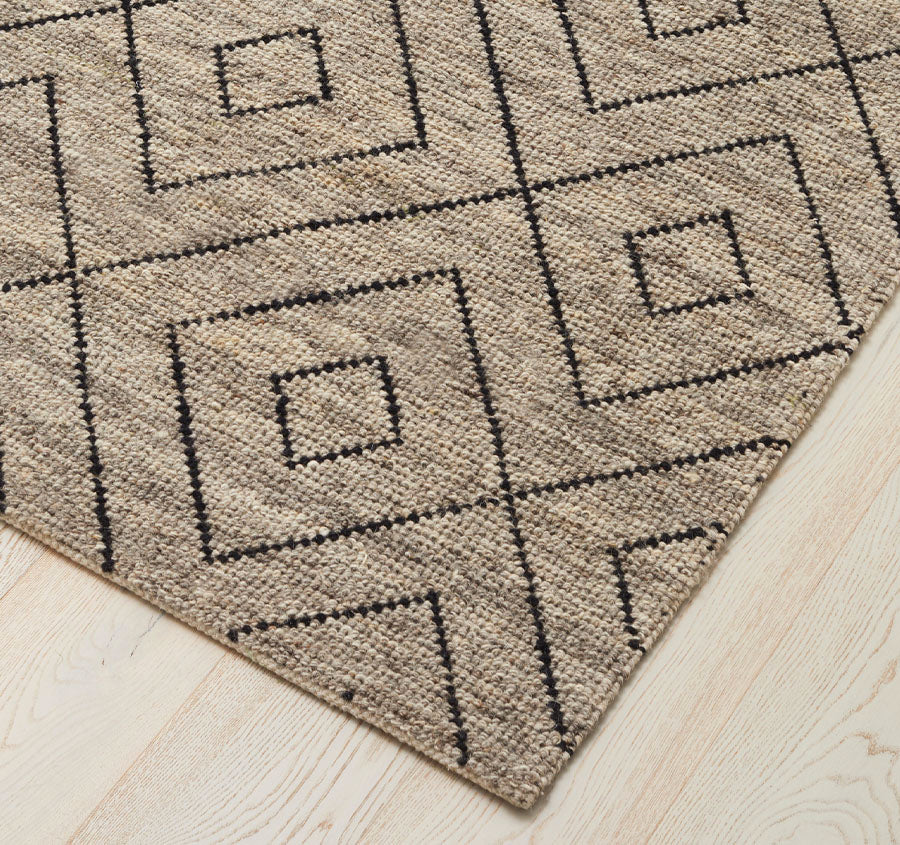 Makalu Floor Rug Range Basalt