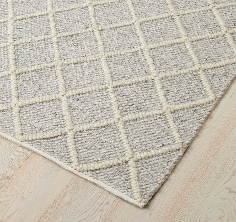 Mitre Floor Rug Range Feather