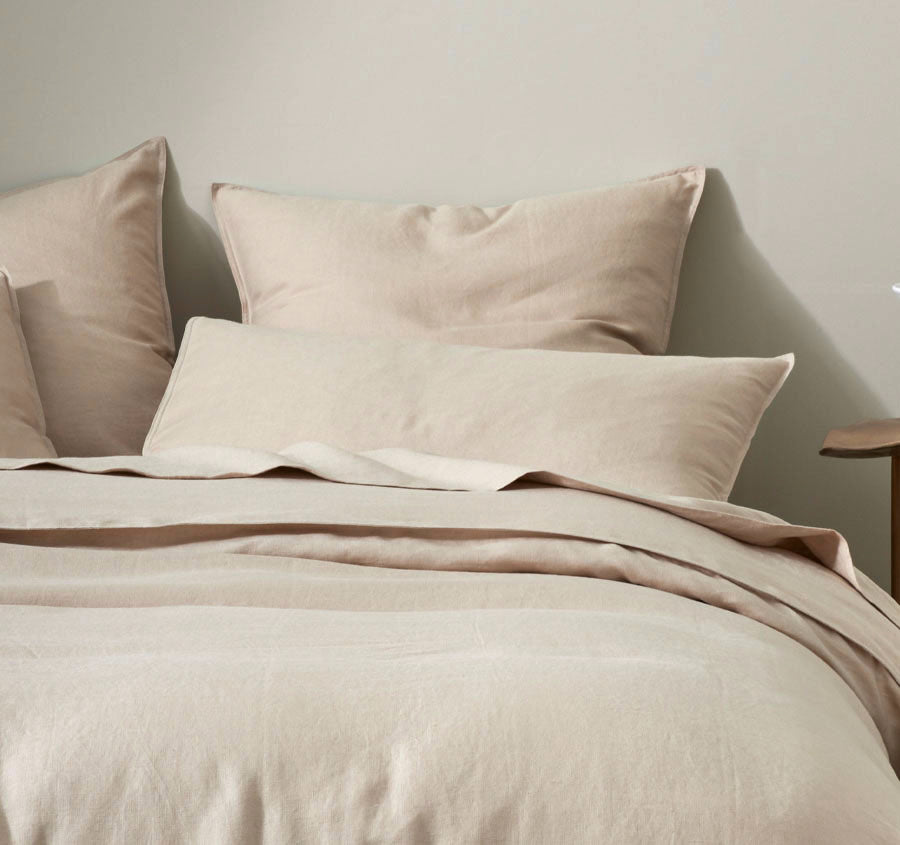 Ravello Quilt Cover Set Range Shell