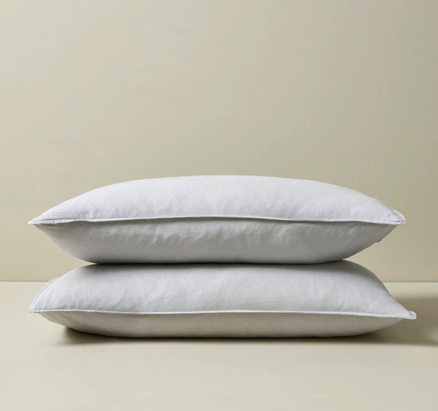 Ravello Standard Pillowcase Pair Silver